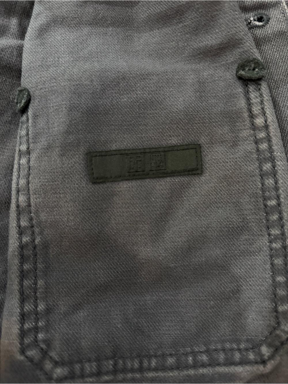 Utility-Style Button UNIQLO Jacket Navy - Picture 4 of 5